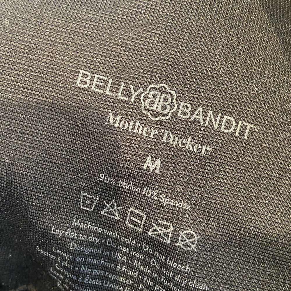 Belly Bandit post partum biker shorts.